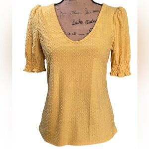 W5 Mustard Yellow Top